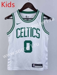 Boston Celtics White #0 Young Kids NBA Jersey-311