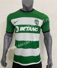 2023-2024 Sporting Clube de Portugal Home White&Green Thailand Soccer Jersey AAA-416