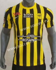 2023-2024 Al Ittihad Saudi Home Black&Yellow Thailand Soccer Jersey AAA-416