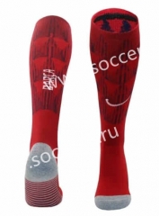 2023-2024 Barcelona Home Red Thailand Soccer Socks