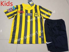 2023-2024 Al Ittihad Home Black&Yellow Kid/Youth Soccer Uniform-507