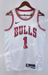 2023 Chicago Bulls White #1 NBA Jersey-311
