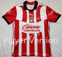 Player Version 2023-2024 Deportivo Guadalajara Home Red&White Thailand Soccer Jersey AAA-912