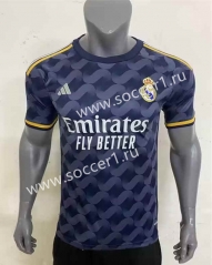 2023-2024 Real Madrid Away Dark Blue Thailand Soccer Jersey AAA-416