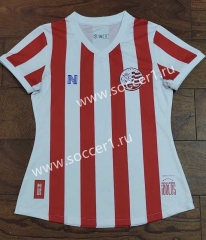 2023-2024 Náutico Capibaribe Home Red&White Thailand Women Soccer Jersey AAA-GB