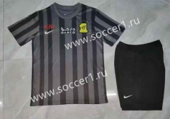 2023-2024 AI Ittihad Away Black&Gray Soccer Unifrom-709