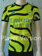 Player Version 2023-2024 Arsenal Away Green&Black Thailand Soccer Jersey AAA-403