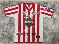 Retro Version 01-02 Deportivo Guadalajara Home Red&White Thailand Soccer Jersey AAA-9755