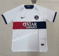 2023-2024 Correct Version Paris Away White Thailand Soccer Jersey AAA-818