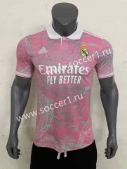 2023-2024 Real Madrid Pink Thailand Soccer Jersey AAA-416