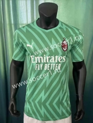 2023-2024 AC Milan Goalkeeper Green Thailand Soccer Jersey AAA-305