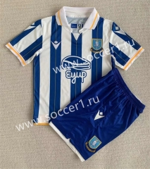 2023-2024 Sheffield Wednesday F.C. Home Blue&White Soccer Uniform-AY
