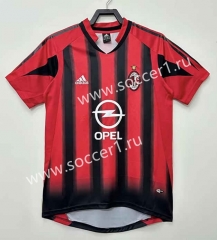 Retro Version 04-05 AC Milan Home Red&Black Thailand Soccer Jersey AAA-811