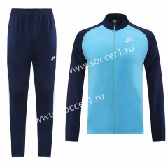2023-2024 Nike Sky Blue Thailand Soccer Jacket Uniform-LH