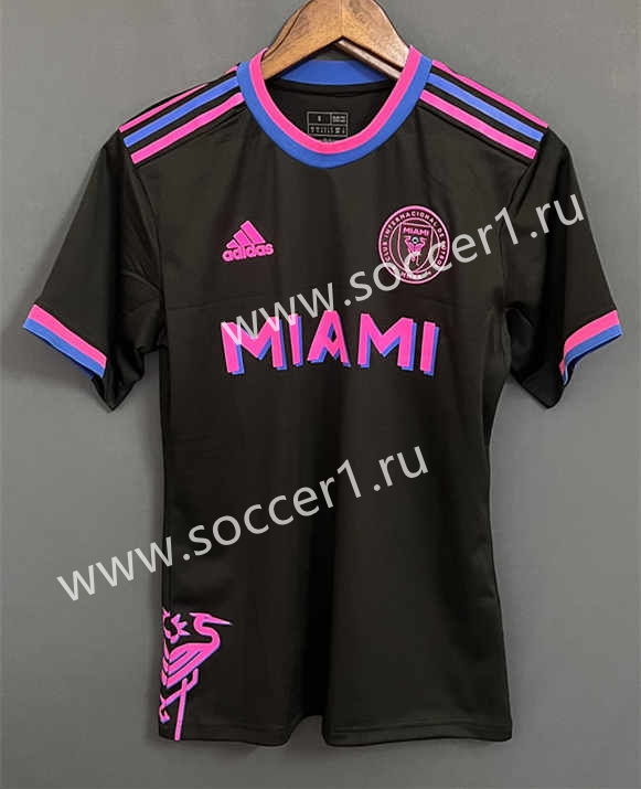 2023-2024 Concept Version Inter Miami CF Black Thailand Soccer Jersey ...