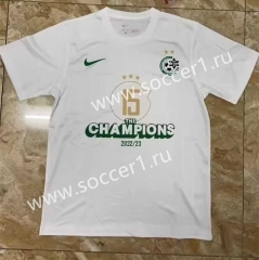 2023-2024 Champion Version Maccabi Haifa White Thailand Soccer Jersey AAA-2390