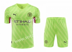 2023-2024 Manchester City Goalkeeper Purple Thailand Soccer Uniform-418
