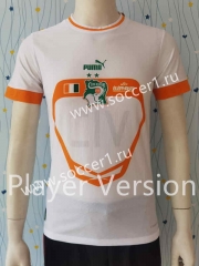 Player Version 2023-2024 Ivory Coast White Thailand Soccer Jersey AAA-807
