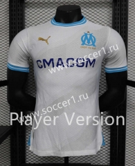 Player Version 2023-2024 Olympique de Marseille Home White Thailand Sccer Jersey AAA-888