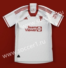 2023-2024 Manchester United 2nd Away White Thailand Soccer Jersey AAA