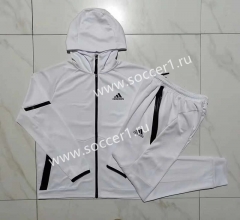2023-2024 White Thailand Soccer Jacket Uniform-815