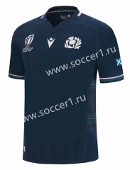 2023 World Cup Scotland Home Royal Blue Thailand Rugby Shirt