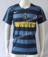 Retro Version 04-05 Inter Milan 2nd Away Navy Blue Thailand Soccer Jersey AAA-503