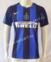 Retro Version 04-05 Inter Milan Home Blue&Black Thailand Soccer Jersey AAA-503