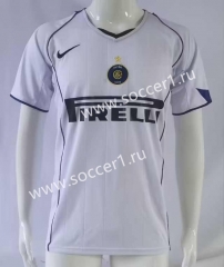 Retro Version 04-05 Inter Milan Away White Thailand Soccer Jersey AAA-503