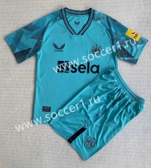 2023-2024 Newcastle United Goalkeeper Lake Blue Soccer Uniform-AY