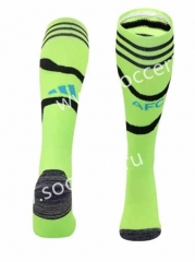 2023-2024 Arsenal Away Fluorescent Green Soccer Socks