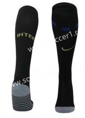 2023-2024 Inter Milan Home Black Soccer Socks