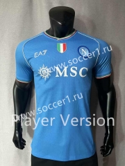 2023-2024 Napoli Home Blue Thailand Soccer Jersey AAA-4691