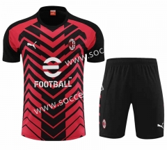 2023-2024 AC Milan Red&Black Thailand Soccer Uniform-4627