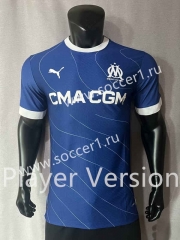 Player Version 2023-2024 Olympique de Marseille Away Royal Blue Thailand Soccer Jersey AAA-4691