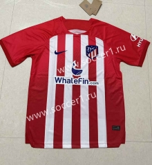 (S-4XL) 2023-2024 Atletico Madrid Home Red&White Thailand Soccer Jersey AAA-818