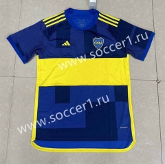 (S-4XL) 2023-2024 Boca Juniors Home Blue Thailand Soccer Jersey AAA-818