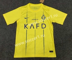 (S-4XL) 2023-2024 Al-Nassr FC Home Yellow Thailand Soccer Jersey AAA-GB