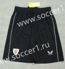 2022-2023 Athletic Club Home Black Thailand Soccer Shorts-2886