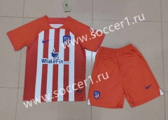 2023-2024 Atletico Madrid Home Red&White Soccer Uniform-718