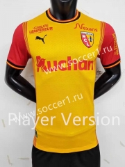 Player Version 2023-2024 RC Lens Home Yellow Thailand Soccer Jersey AAA-2273