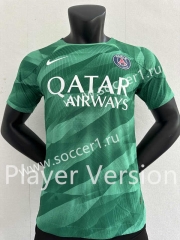Player Version 2023-2024 Paris SG Goalkeeper Green Thailand Jersey-2016