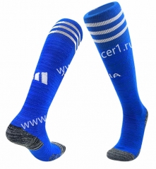 2023-2024 Italy Home Blue Kids/Youth Thailand Soccer Socks-B405