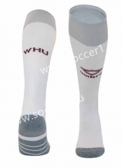 2023-2024 West Ham United Away White Kids/Youth Soccer Socks