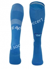 2023-2024 Napoli Home Blue Soccer Socks
