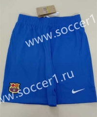 2023-2024 Barcelona Away Blue Thailand Soccer Shorts-2886