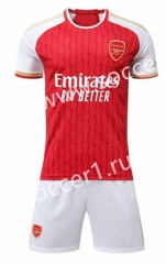 (Without Brand Logo) 2023-2024 Arsenal Home Red Soccer Uniform-1506