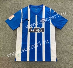 2023-2024 Deportivo Alavés Home Blue Thailand Soccer Jersey AAA-512