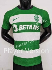 Player Version 2022-2023 Sporting Clube de Portugal Home White&Green Thailand Soccer Jersey AAA-9926