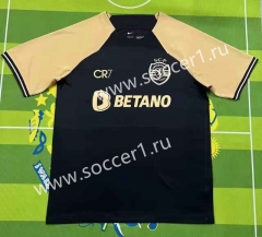 2023-2024 Sporting Clube de Portugal  2nd Away Black Thailand Soccer Jersey AAA-HR